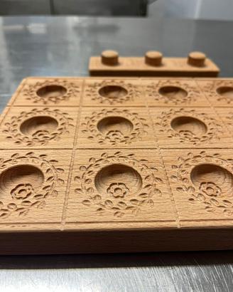 stampo ravioli 15 cavità tema floreale 