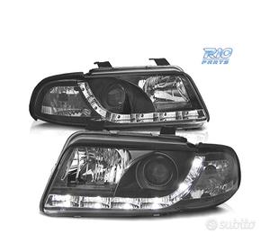 FARI PER AUDI A4 B5 94-99 LUCE DIURNA A LED FONDO 