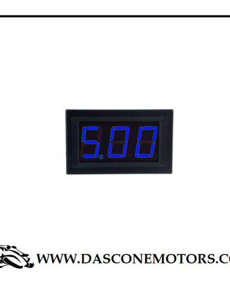 Mini Led blù Digital Voltmetro Tester Batteria Mot