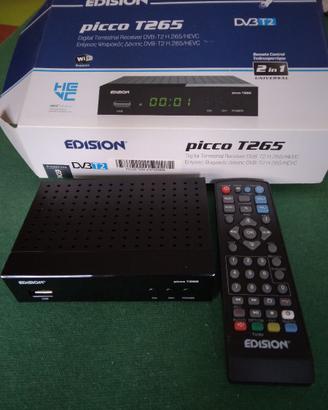 Decoder Edision Picco T265 per digitale terrestre