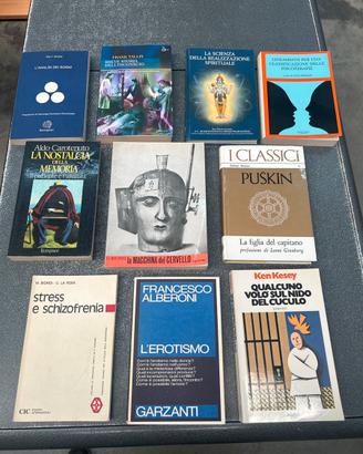 Lotto 10 libri psicologici usati assortiti
