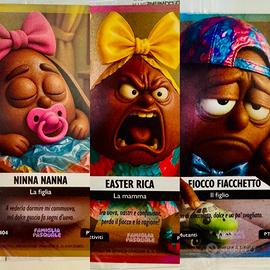 Set 3 carte serie pasquale mamma figkio figkia