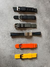 Cinturini vari ansa 20/22/24mm quasi tutti nuovi