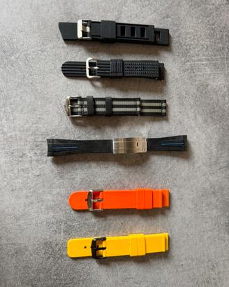 Cinturini vari ansa 20/22/24mm quasi tutti nuovi