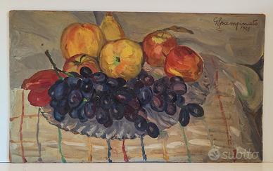 dipinto  G. Spampinato - Natura morta con frutta