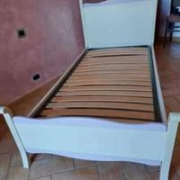 letto singolo con rete 