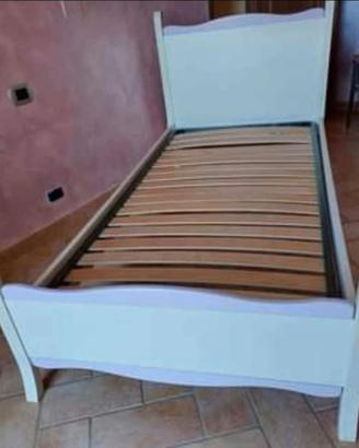 letto singolo con rete 