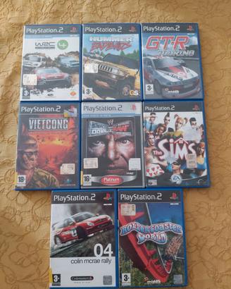 Lotto 8 Giochi PlayStation 2 