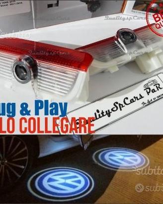 2 Proiettori Led Logo VolkswagenLuci Cortesia