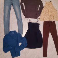 Stock 6 pz jeans camicetta zara originali