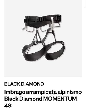 BD Black Diamond Momentum 4S imbrago arrampicata