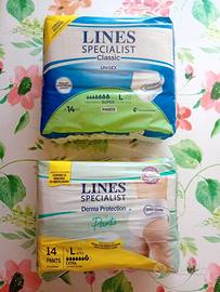 Lines Pannoloni -  Pants Taglia L - 14 Pezzi