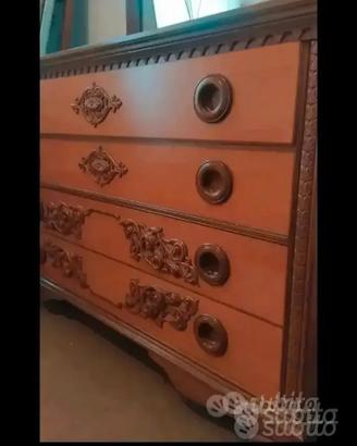 cassettiera con specchio