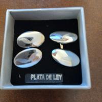 gemelli argento sterling