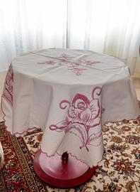 Centrotavola/ tovaglietta vintage ricamo a mano