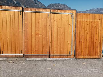 preingresso in legno per roulotte o camper 