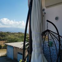 Ombrellone da giardino retrattile 