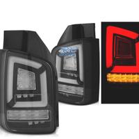 FANALI PER VOLKSWAGEN VW T5 10-15 NERI FULL LED DI