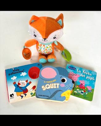 Libri favole + Volpina 0-2 anni