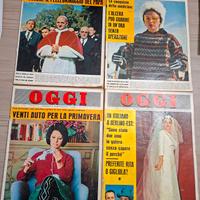 4 riviste Oggi anno 1964