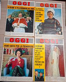4 riviste Oggi anno 1964