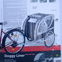rimorchio bici per cani