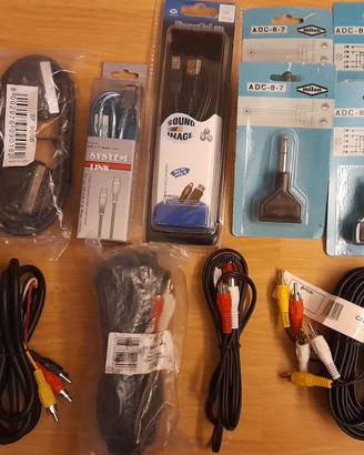 Lotto cavi audio/video vari modelli