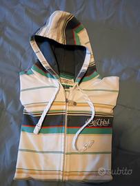 FELPA CON CAPPUCCIO E ZIp. TG XL