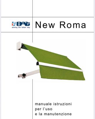 Tenda da sole da balcone nuova