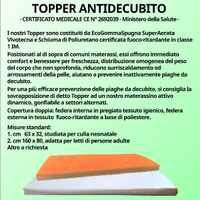 Topper antidecubito - cert CE disp medico classe I