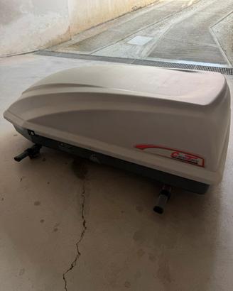 Baule portatutto da tetto Camtek CK 352 con staffe