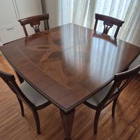 Tavolo e sedie "Le Fablier"