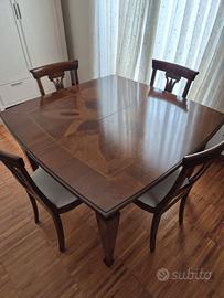 Tavolo e sedie "Le Fablier"