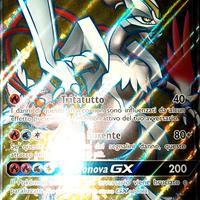 carta pokemon kyurem bianco GX