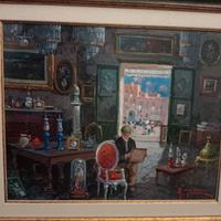 Antonio Gravina. interno di antiquario
