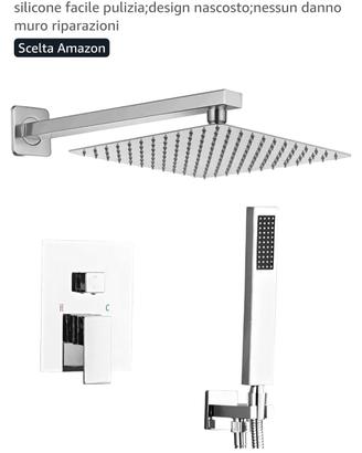 set soffione doccia