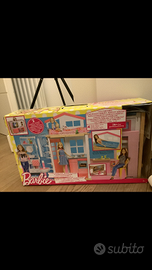 Casa barbie 2 piani + bambole + ken