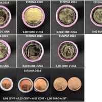 Monete commemorative ed ordinarie FDC Estonia