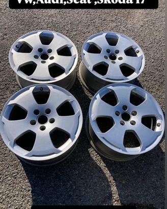 cerchi 17” originali Audi A3 VW GOLF SEAT SKODA