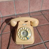 Telefono a disco s62 vintage avorio originale