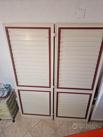 Porta in alluminio due ante senza telaio