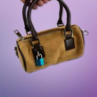 Borsetta Birkin Marroncina Bag pelle camoscio