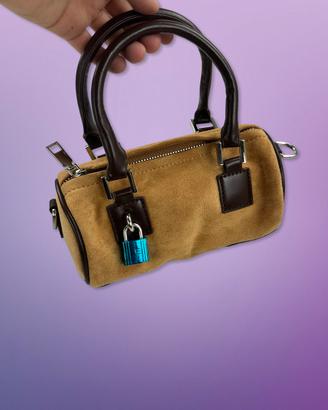 Borsetta Birkin Marroncina Bag pelle camoscio