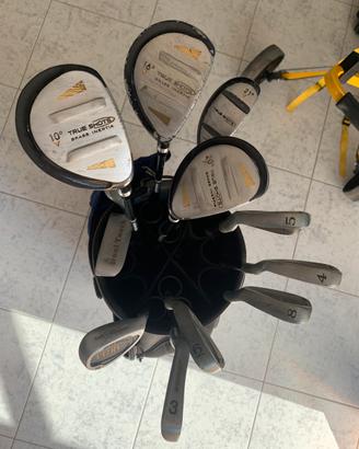 Sacca golf completa, borsone viaggio, carrello