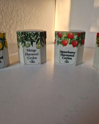 Set 4 porta tè in porcellana Senok