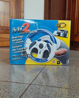 Volante e Pedaliera Mad Catz MC2 MicroCon per PS2 