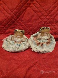 10 Bambole Ceramica per Collezionismo