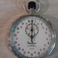 Raro cronometro cromato tedesco HanHart,anni '60