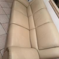 Divano in pelle 3 posti