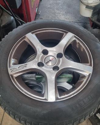 Set Gomme e Cerchi MAK 185/65 R15 Citroen C3 2010